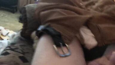 _-Hot Filthy Little Slut Tranny Shemale Fiona Fox Playing With Her Penis Plug And Chastity Cage -_ - 10 image