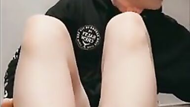 I pump my T-dick and cum from my sucking vibrator - 2 image