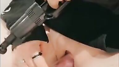 I pump my T-dick and cum from my sucking vibrator - 9 image