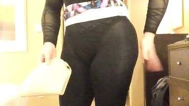 Krystal's Hotel Tease (trans, fetish, female mask, mask, feminization, crossdress, transformation) - 7 image