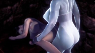 futa lady dimitrescu fucks excella - 10 image