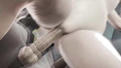 Devola is fucked for two futas blonde operators DP - 3 image