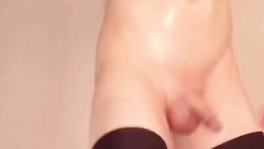 Cute Femboy Trap Small Cock Dance Compilation - 12 image