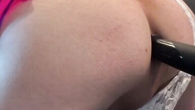 Sissy Kara Plays With Her Fuck Machine - 10 image