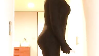 Faceless (encasement, trans, crossdress, layers, femme, pantyhose, wig, high heels, anonymous) - 6 image