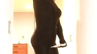 Faceless (encasement, trans, crossdress, layers, femme, pantyhose, wig, high heels, anonymous) - 7 image