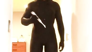 Faceless (encasement, trans, crossdress, layers, femme, pantyhose, wig, high heels, anonymous) - 8 image