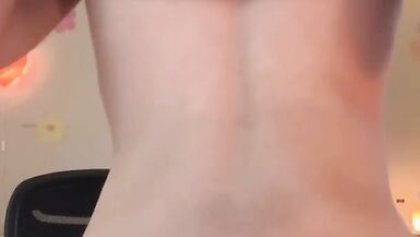 Slavic transgirl has a surprise, fucks herself and cums - 10 image