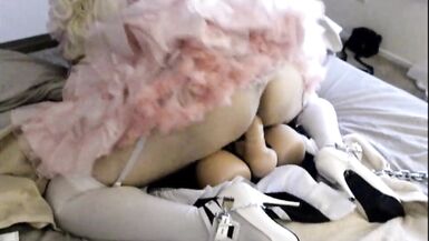 Sissy Candy fucked by her doll again, female domination - 14 image