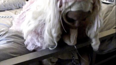 Sissy Candy fucked by her doll and fucks her doll - 15 image