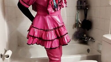 Sissy Maids Predicament Bondage Fun, Drink to Escape. - 11 image