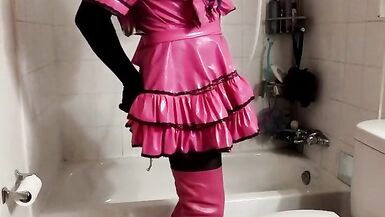 Sissy Maids Predicament Bondage Fun, Drink to Escape. - 12 image