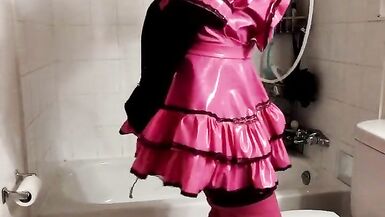 Sissy Maids Predicament Bondage Fun, Drink to Escape. - 14 image