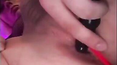 Beautiful Teen Sissy Shows off Gaping Hole w/ Anal Beads