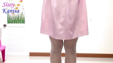 SisK release her penis from chastity device and play with her horny penis after her ass being plugged. - 3 image