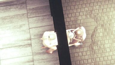 Genshin Impact Hentai - Barbara 69 and Threesome with 2 Futanaris