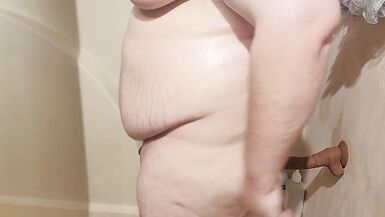 Big tittied sissy lingerie strip and dildo fuck - 11 image