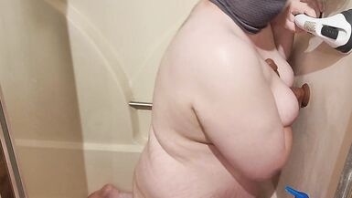 Big tittied sissy lingerie strip and dildo fuck - 7 image