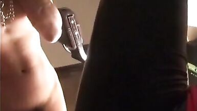 Dominatrix asian Ladyboy and her slave licking feet and fucking each other - 6 image