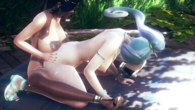 futa Rose fucks snow woman - 11 image