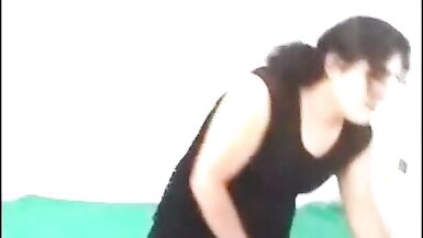 Fat shemale ass pounding with extreme anal ass insertion, shemale ass filled with giant dildo - 4 image