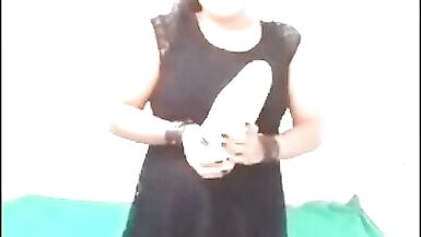 Fat shemale ass pounding with extreme anal ass insertion, shemale ass filled with giant dildo