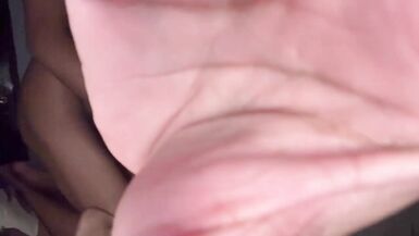 Inexperienced man always leaves his girlfriend at home to fuck the trans - 15 image