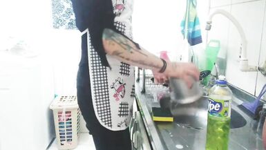 Sissy Aniya - Housewife Routine - 10 image