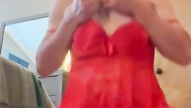 Dildos and vibrator play by horny cd milf - 13 image