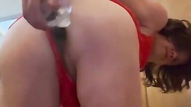 Dildos and vibrator play by horny cd milf - 3 image