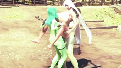 2 futas goblin fucks dark elf - 7 image