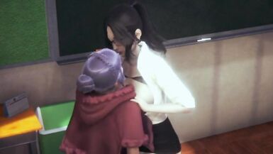 teacher fucked by futas