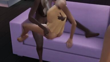 futa fucks guy in bar - 7 image