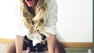 Teen crossdresser Sissy_Patryzia playing Hot on webcam Part2 - 2 image