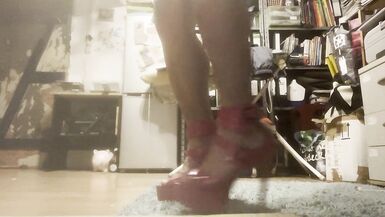 15 minutes of High heels trainings for Sissy Lilli - 10 image