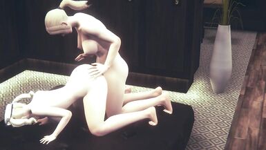 Genshin Impact Hentai - Barbara Handjob and fucked by Futanari - 14 image