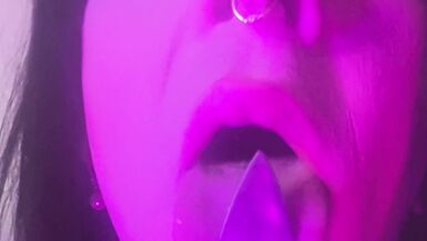 Slutty Annika Black Lace Seduces exBF - 2 image