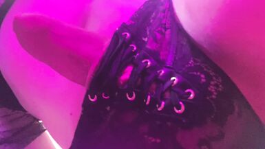 Slutty Annika Black Lace Seduces exBF - 5 image