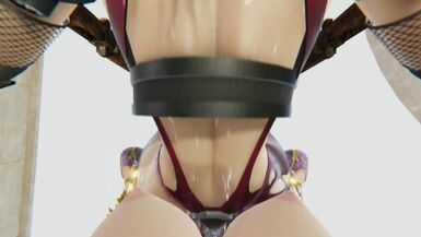 POV Futa Ivy Valentine Fucks Taki Soul Calibur BDSM Bondage 3D Hentai - 1 image