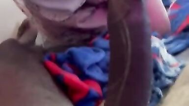 Trans girl sucks straight BBC! He cums in my mouth and I swallow! - 2 image