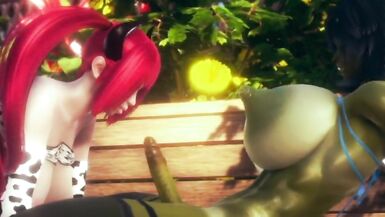 futa goblin fucks a cow girl - 5 image