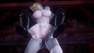 futa lady dimitrescu fucks her daughter Bela - 1 image