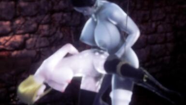 futa lady dimitrescu fucks her daughter Bela - 10 image