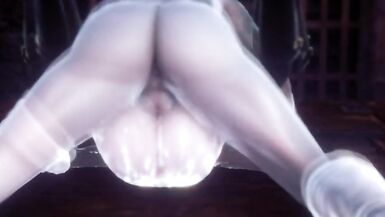 futa lady dimitrescu fucks her daughter Bela - 12 image