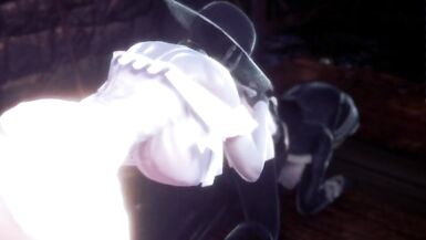 futa lady dimitrescu fucks her daughter Bela - 2 image