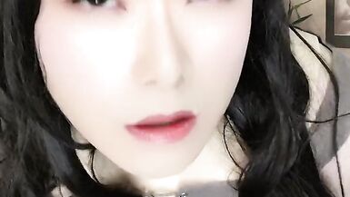 I am Dina!! welcome me back. Shemale ladyboy masturbation - 10 image