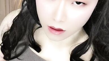 I am Dina!! welcome me back. Shemale ladyboy masturbation - 2 image