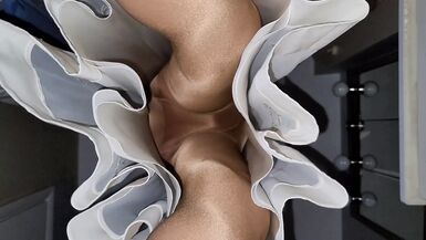 Looking up various silky lined dresses and gowns - 1 image