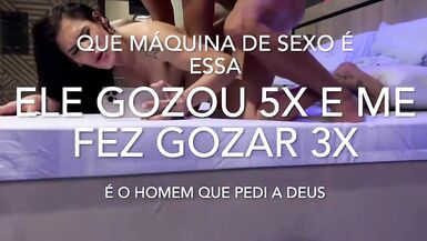 Aline Tavares in: The best sex in recent years (PART 4) brand new with 24cm, big and thick cock the condom didn't fit, my ass was destroyed and it took 5 hot cumshots it was so horny that I sucked his ass - 13 image