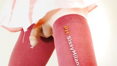 Femboy SISSY Hands Free Cum anal hard